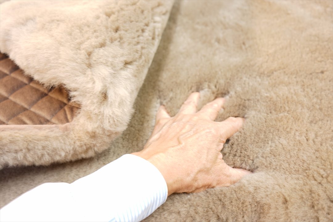 最高品質のムートンシーツ毛長35mmの納品事例とお客様の声